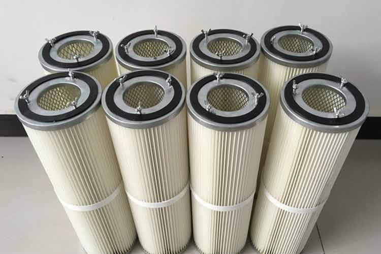 橢圓形除塵濾筒通常由端蓋，骨架和濾材組成